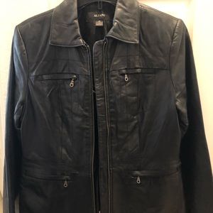 Black Leather Jacket. Like New. Great Condition